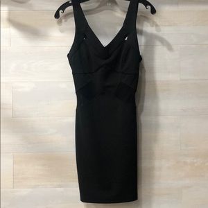 Women’s Ligali Black Mesh and Cutout Dress